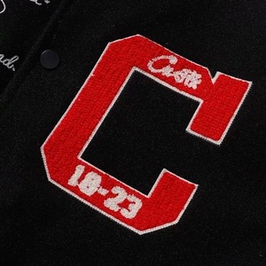 แจ็กเก็ตแขนยาวสไตล์ตัวแทนมหาวิทยาลัยแจ็กเก็ตเบสบอลเลตเทอร์แมนใส่เล่นกีฬาฤดูหนาวมาใหม่ - Product Image 4