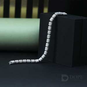 Round Cut Lab Grown Diamond 5CT IGI Pulsera certificada en oro sólido de 14kt con diseño exclusivo y para cada destino - Product Image 1