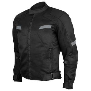 Chaqueta de moto con cremallera de malla negra para hombre, llegada de invierno de alta calidad, con forro interior térmico, chaquetas de Moto Racer personalizadas para hombre - Product Image 1