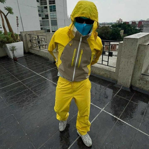 เสื้อแจ็กเก็ตและกางเกงวอร์มผ้าไนลอน2ชิ้นสำหรับผู้ชายชุดวอร์มแนวสตรีทเย็บปะแบบวินเทจขนาดใหญ่ออกแบบได้ตามต้องการ - Product Image 6