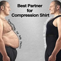 OEM/ODM Combinaison sculptante amincissante pour homme, thermique, respirante, en tricot de Spandex sans couture, à compression et contrôle du ventre