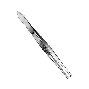 Fórceps de vendaje dental de acero inoxidable reutilizables con pinzas de Punta dentada, instrumentos quirúrgicos manuales de 15cm, fórceps de tejido - Product Image 4