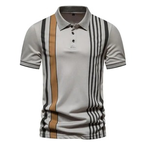 Camisetas de polo 100% algodón de alta calidad con estilo personalizado bordado de talla grande polos de hombre para hombre - Product Image 5
