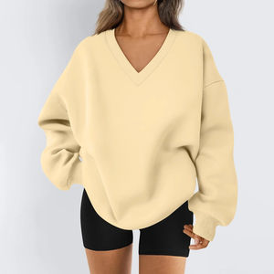 Nueva llegada 2025 Unisex superventas mujer manga larga de alta calidad sudadera Casual colores sólidos transpirable sudaderas con capucha invierno - Product Image 3