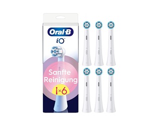 Oral-B iO Gentle Cleaning-Cabezales de cepillo de dientes de repuesto originales para Oral-B iO para encías sensibles-Negro, paquete de 4 - Product Image 4