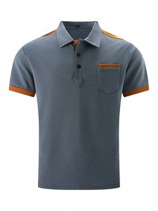 Camiseta de Manga Larga con Forro Polar de Doble Cara para Hombre, Camisa Ajustada de Cuello Alto, Transpirable, Informal, Base de Invierno - Product Image 2