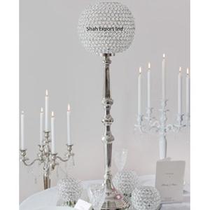 Newly Edition Silver Goblet Candle Holder Luxury Decorative Crystal <b>Table</b> <b>Centerpiece</b> for <b>Wedding</b> Parties Party <b>Decoration</b> - Product Image 6