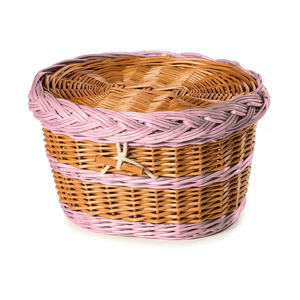 Cercueil en osier coloré pour la crémation des animaux de compagnie, urne commémorative en rotin naturel avec couvercle, durable, rustique, écologique, souvenir - Product Image 1