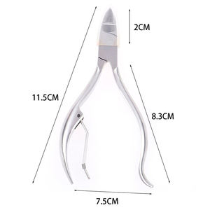 Cortaúñas profesional de acero inoxidable de alta calidad, herramienta de manicura para uñas de los pies, Tijera para cutículas, pinza para recortar - Product Image 6
