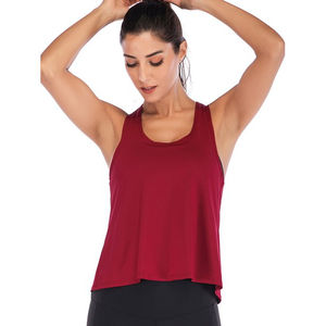 Camisetas sin mangas atléticas de gimnasio personalizadas para mujer, venta al por mayor, chaleco de entrenamiento de verano, Camiseta de algodón para correr, camiseta sin mangas de talla grande para mujer, diseño - Product Image 5