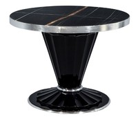Table console de luxe dans le monde entier plateau en verre plaqué argent avec un design moderne fait à la main table centrale en fer décor d'hôtel utilisation par les designers