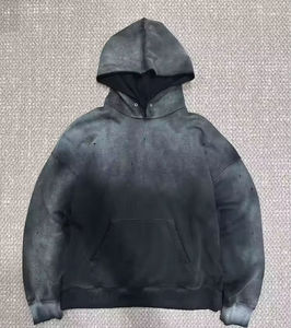 Sudadera con Capucha Oversize de Sublimación, Estilo Urbano Otoñal, Estampado Completo, Mezcla de Algodón, Ajuste Holgado para Hombre, Ecológica, Venta al por Mayor OEM - Product Image 1