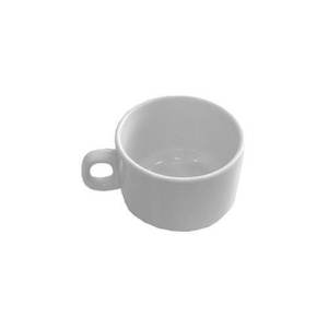 Tasse à thé en porcelaine Saturnia blanche 170 ml, collection de tasses en céramique ROMA - Product Image 1