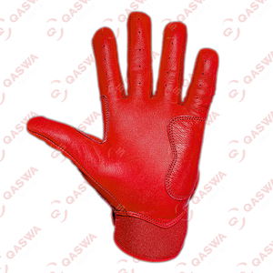 Guantes de Bateo Personalizados de Cuero Vacuno Verde con Puño Corto, Cierre de Velcro Ambidiestro, Duraderos, Cómodos y Transpirables - Product Image 4
