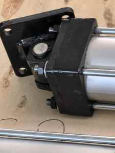 Cilindro neumático de varilla de pistón extendido duradero con cubierta antipolvo para máquinas de barco - Product Image 4