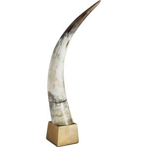 Pièce de décoration intérieure de style américain, en corne de taureau véritable, écologique, faite à la main, de haute qualité - Product Image 1