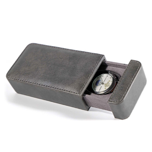 Boîtier de montre en cuir avec logo personnalisé - Product Image 3