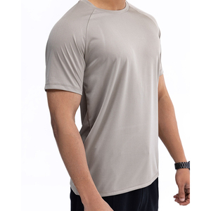 Plain Men's T Shirt <b>Polyester</b> Tee Quick Dry Fit <b>Tshirts</b> Custom Sublimation Printing Logo Unisex Gym Sports T-shirts for Men - Product Image 2