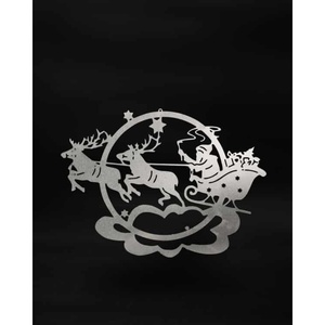 Decorazione per Albero di Natale Slitta con Babbo Natale - Product Image 1