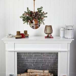 Grand cloche décorative en métal pour Noël, à suspendre, pour arbre de Noël, décoration murale, Noël, Nouvel An, quantité en gros - Product Image 2