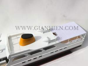 Gia Nhien Fabricant Approuvé Conception Personnalisée quantité minimale de commande Basse DISCO VOLANTE-PERLE BLANCHE PEINTE-BATEAU DE VITESSE EN BOIS - Product Image 6