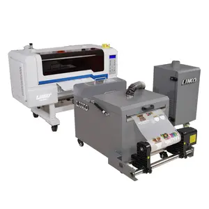 Linko Aanpasbare Kleine A3 30Cm Dtf Printer I3200 Xp600 Twee Koppen Film Jet Machine Automatische Inkt Multicolor Print Dimensie