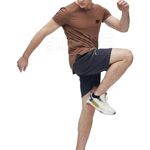 Camiseta Larga para Hombre, Cómoda, Elástica, Ecológica, Transpirable, Diseño Elegante, Dobladillo Curvo, Tejido Suave, Corte Regular - Product Image 5