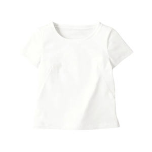 T-Shirt Nera WP304-8M 100% Cotone, Mezza Manica Lavorata a Maglia con Design 'T' () - Product Image 3