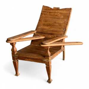 Durable Rustic Design <b>TEAK</b> WOOD POOL <b>CHAIR</b> - Product Image 3