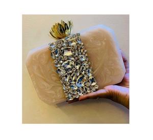 Indian <b>Clutch</b> <b>Bags</b> Hand <b>Clutch</b> <b>Bag</b> High Quality Resin Modern Style for Woman & Girls <b>Wedding</b> Gifts at Wholesale Factory Price - Product Image 3
