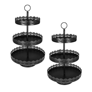 Nouveau design de support de gâteau en céramique blanche polie fait à la main en métal pour la décoration de mariage et de fête Forme personnalisée et taille normale - Product Image 5