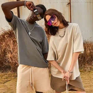 Camisetas de manga larga para hombre de marca de algodón 100% al por mayor 100% tejido de punto holgado diseño informal logotipo en blanco comprimido cualquiera - Product Image 2