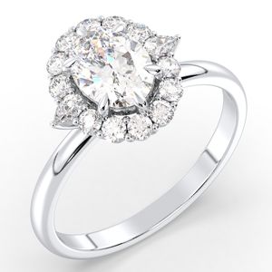 แหวนเงินแท้ 925 ประดับโมอิสซาไนต์ทรงรัศมี REYES รุ่นใหม่ล่าสุด คุณภาพสูง เหมาะสำหรับเป็นของขวัญหมั้น ออกแบบโดยดีไซเนอร์ ราคาขายส่ง - Product Image 2