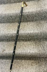 Estilo Vintage Latón Negro Diseñador Cabeza Mango Eje de madera Bastón - Product Image 2