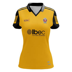 เสื้อโปโลโพลีเอสเตอร์100% ออกแบบได้ตามต้องการแขนสั้นลายทึบ - Product Image 3