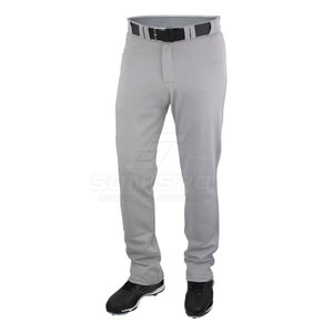 Ensemble uniforme de baseball pour homme SONISPO, maillot gris à manches courtes avec fermeture boutonnée et pantalon assorti, polyester respirant - Product Image 3