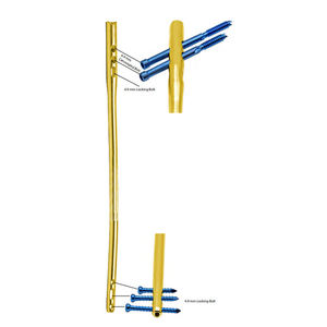 ตะปูกระดูกต้นขาแบบ Antegrade (AFN) ทำจากไทเทเนียมและสแตนเลส 316L สำหรับการผ่าตัดซ่อมแซมกระดูกต้นขาด้วยมือ ขนาดเส้นผ่านศูนย์กลาง 9-14 มม. ความยาว 280-460 มม. - Product Image 5