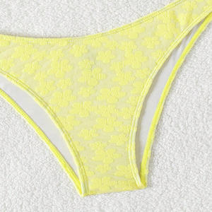 Conjunto de Bikini para niñas de alta calidad con estampado Floral Tankini traje de baño de secado rápido característica adultos ropa de playa joyería fábrica al por mayor - Product Image 4