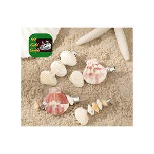 HERMOSO CLIPS PARA EL PELO DE CONCHAS MARINAS ESTILO OCÉANO PARA MUJER PINZA DE GARRA ACRÍLICA ACCESORIO PARA EL PELO PARA EL ESTILO DE VACACIONES DE PLAYA - Product Image 2