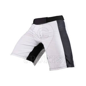 MMA Training Gear Shorts pour hommes No Gi Grappling Style décontracté Ceinture élastique pour fermeture velcro Motif solide OEM direct - Product Image 6