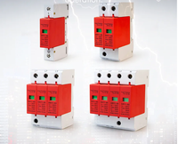 Parafoudre de parafoudre SPD dispositif de protection contre les surtensions couleur blanc/rouge/noir AC T2 niveau 2P équipement électronique parafoudre