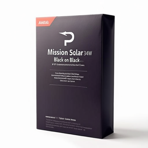 Panneau solaire monocristallin de type N Mission Solar 340W noir sur noir 60 cellules avec couvercle avant en verre - Product Image 1