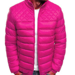 Chaquetas cortas hinchadas personalizadas para hombres y mujeres, ropa de calle para exteriores acolchada de lona súper acolchada para clima frío - Product Image 4