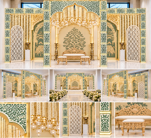 Trending Mughal Palace Inspired <b>Mirror</b> Wedding Mandap Luxury Indian Wedding <b>Mirror</b> Mandap Stage Indoor Wedding Modern Mandap UK - Product Image 6