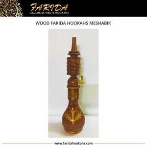 Chichas de luxe faites à la main de qualité égyptienne Farida, en bois tressé entrelacé, design unique, techniques de laque, mini - Product Image 2