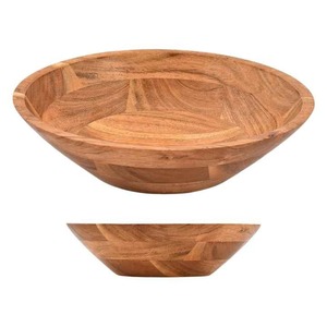 Juego de ensaladeras grandes clásicas ecológicas de madera de acacia con utensilios magnéticos para servir Capacidad de 6-8 porciones para fiestas - Product Image 6