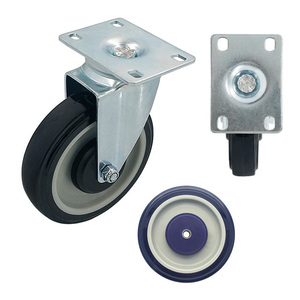 Roue en TPU de 5 pouces pour équipement industriel, capacité 120 kg, bleu et gris, directement de l'usine Yeou Cherng - Product Image 1