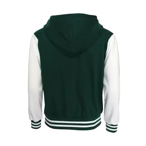 Uniforme de equipo de béisbol, chaqueta deportiva transpirable con capucha, logotipo personalizado, estampado de algodón, manga larga para hombre, talla grande, botón abajo - Product Image 2