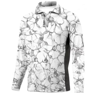 Camiseta de Pesca Personalizada por Sublimación, Manga Larga, Tipo Polo, 100% Poliéster con Protección UV, Impermeable y Resistente al Viento, Fácil de Lavar - Product Image 2