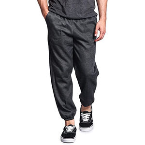 Pantalon de jogging décontracté pour homme, coupe ajustée, pour la course à pied, la salle de sport, l'entraînement et l'exercice, avec des bords bruts - Product Image 5